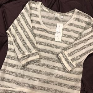 Striped lightweight sweater